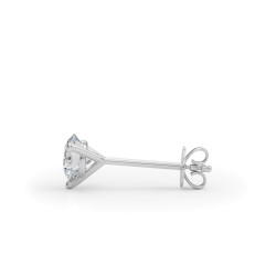 (1 CTTW) 1/2CT 4  PRONG WIRE STUD EARRING